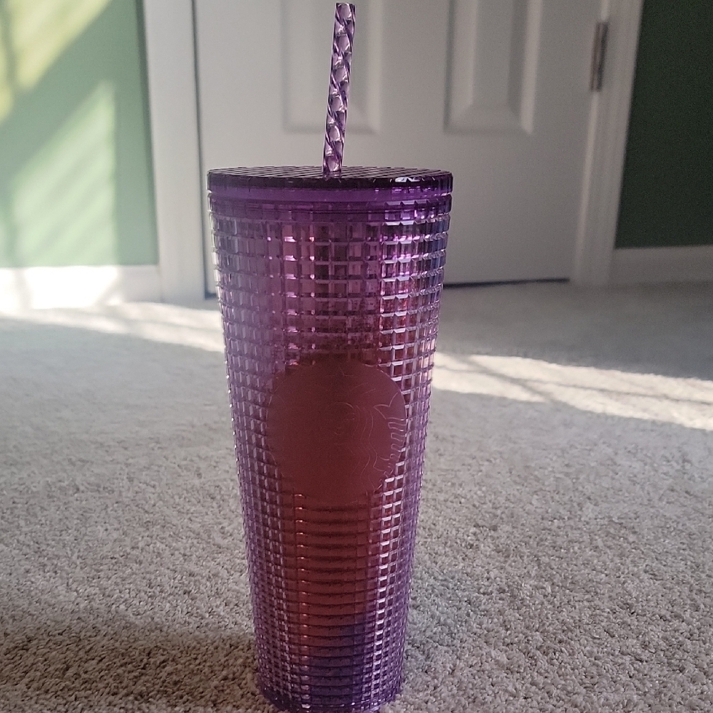 Starbucks Purple Textured Tumbler